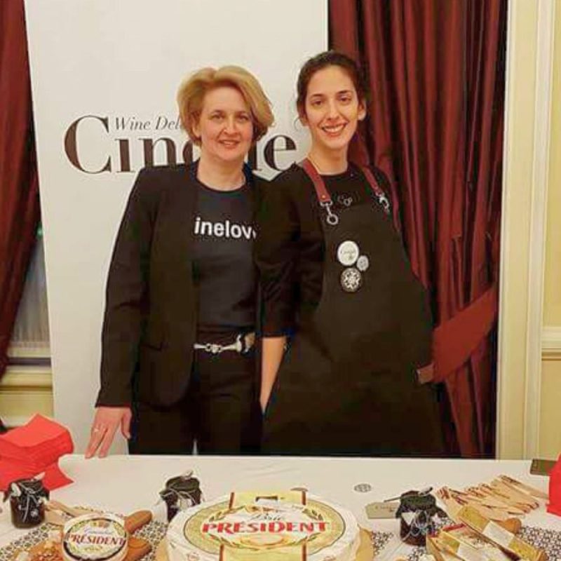 Evangelia Tseliou of Cinque Wine & Deli during Goût de France 2018, celebrating French gastronomy and Franco-Greek culinary culture in Athens