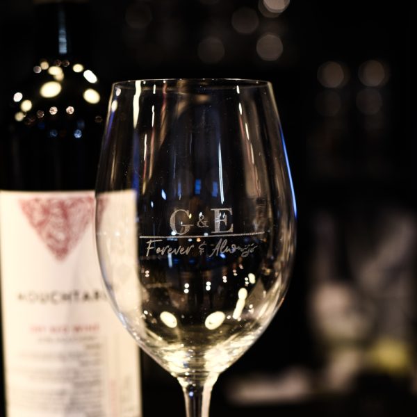 Cinque Wine & Deli Athens - Greek Wine Souvenirs - Riedel Engraved Wine Friendly Glass