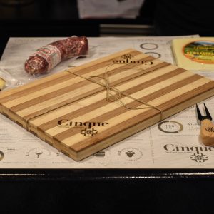 Wooden Board Medium - Cinque Wine & Deli Athens - Greek Wine Souvenirs