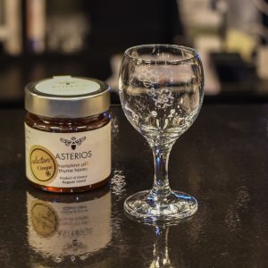 Cinque Wine & Deli Athens - Greek Wine Souvenirs - Greek Honey Tasting Glass