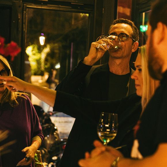 Guided Greek wine tasting experience at Cinque Wine & Deli