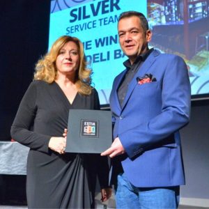 Cinque Wine & Deli team awarded Silver for Service Team Excellence at the ESTIA Awards 2018.
