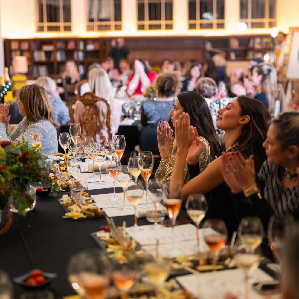 Cinque corporate wine and food event